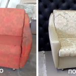 Замена обивки кресла